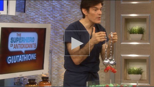 Dr Oz explaining the benefits of Glutathione