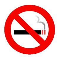 No Smoking sign