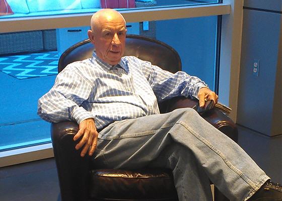 Wayne Garland Sitting In Chair