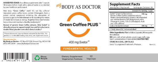 Green Coffee PLUS+ - NT1080