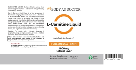 L-Carnitine 1000mg Orange - NT1014
