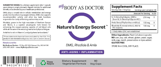 Natures Energy Secret - NT1049