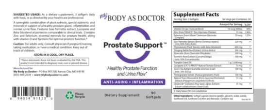 Prostate Support Clinical Strength dietary supplement