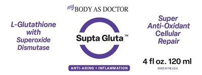 Supta Gluta - Topical Glutathione with SOD skin,cancer,immunity,energy,