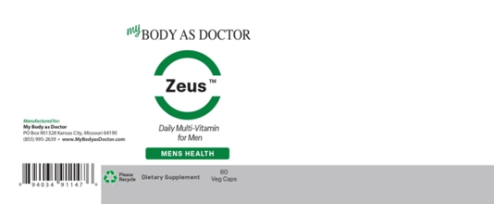 Zeus Daily Mega Nutrient for Men - NT1070