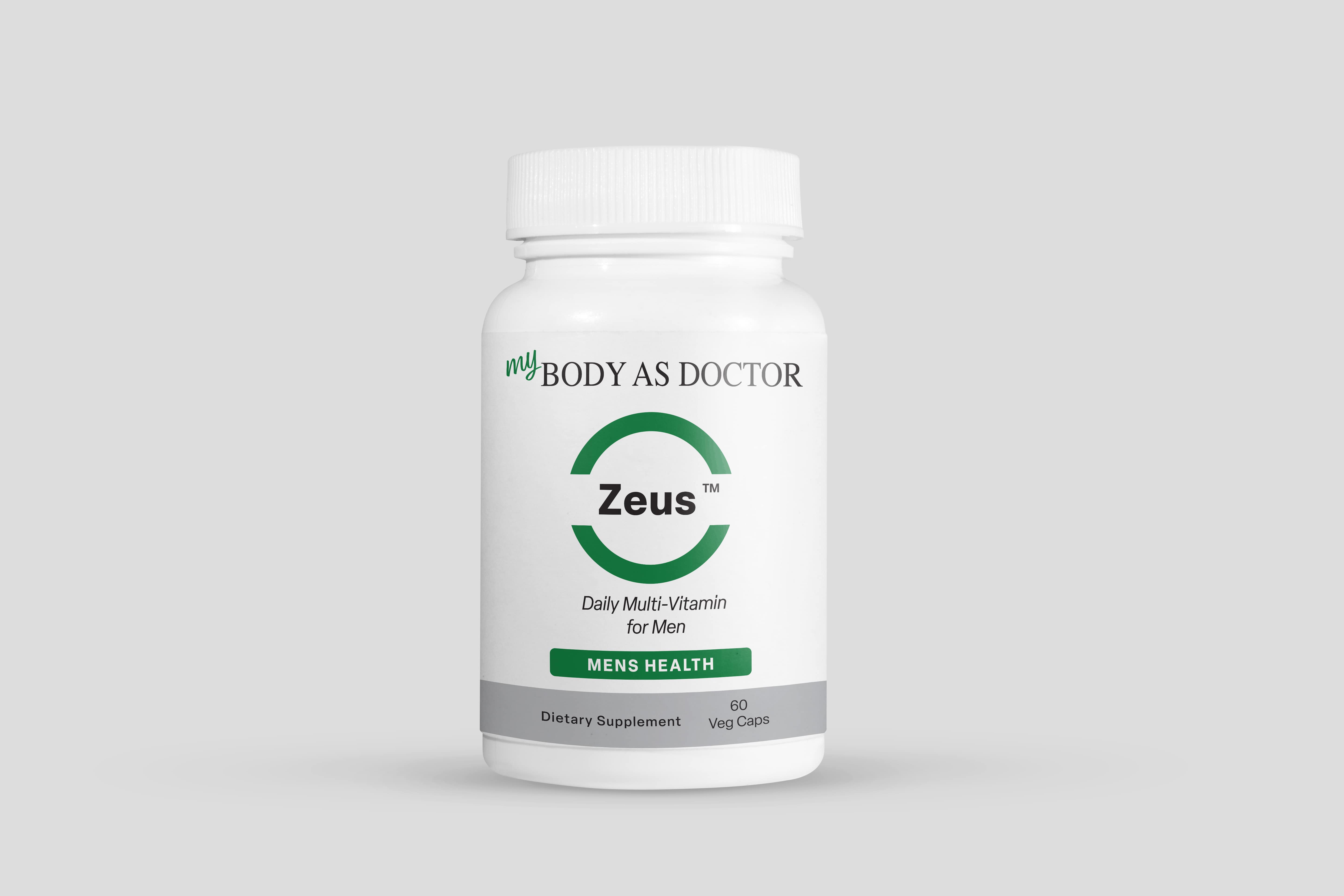 Zeus - Daily Mega Nutrient for Men Bottle