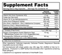 Thyroid Energy Supplement Facts