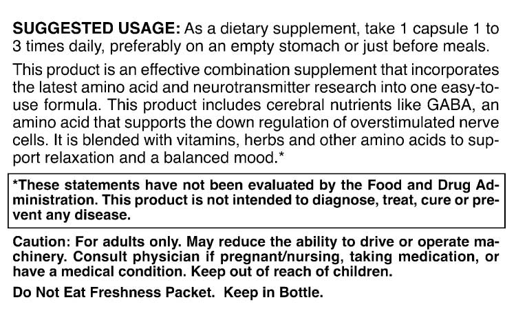 Tolerance Stress-X Suggested Usage