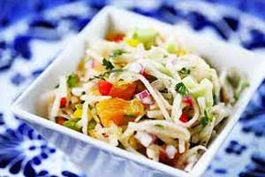 Jicama and Cucumber Salad With Limes and Chili