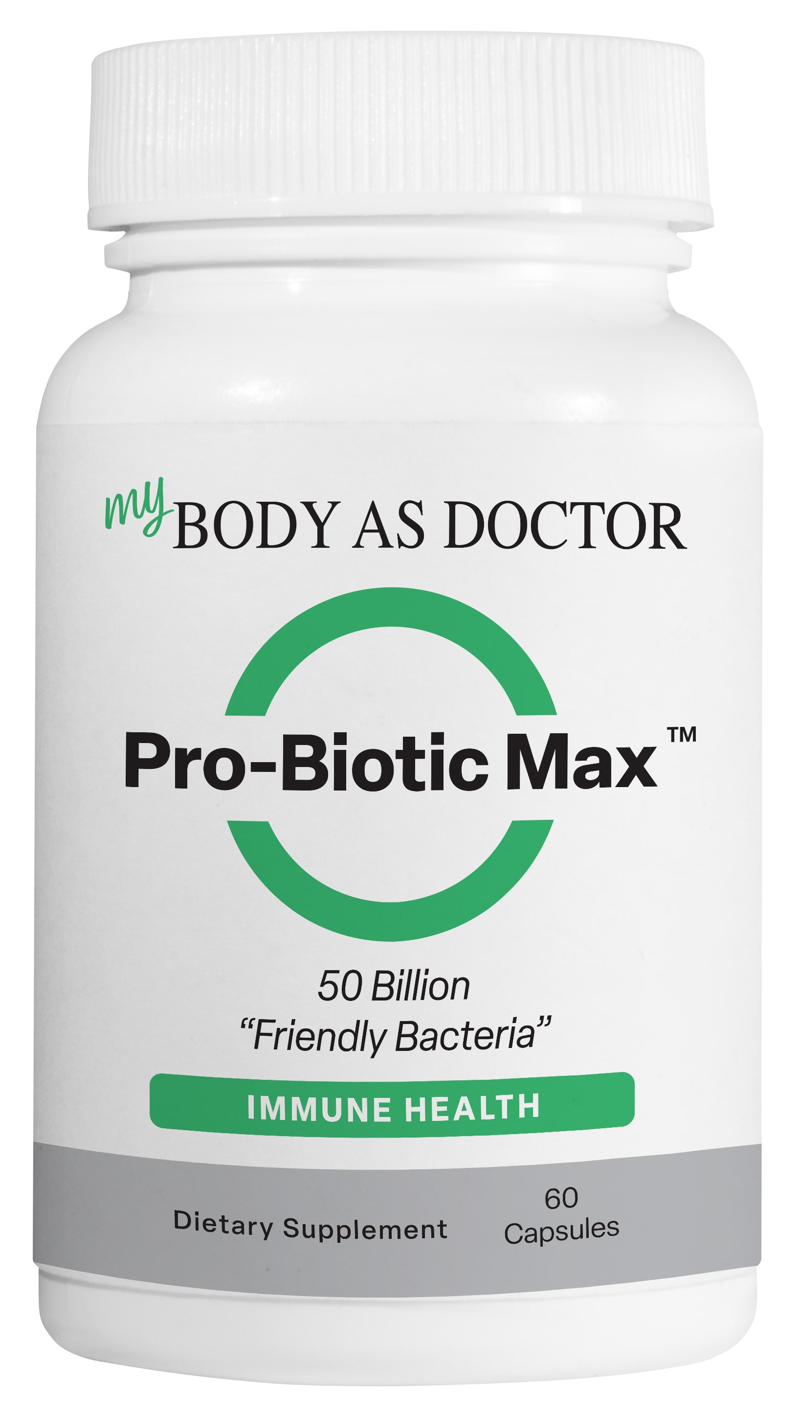 Probiotic Max dietary supplement with 25 billion live bacteria
